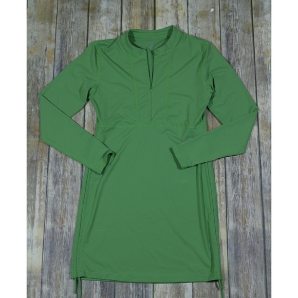 Athleta Other - Athleta Ruched Guard Cover Up/Swim Dress UPF 50